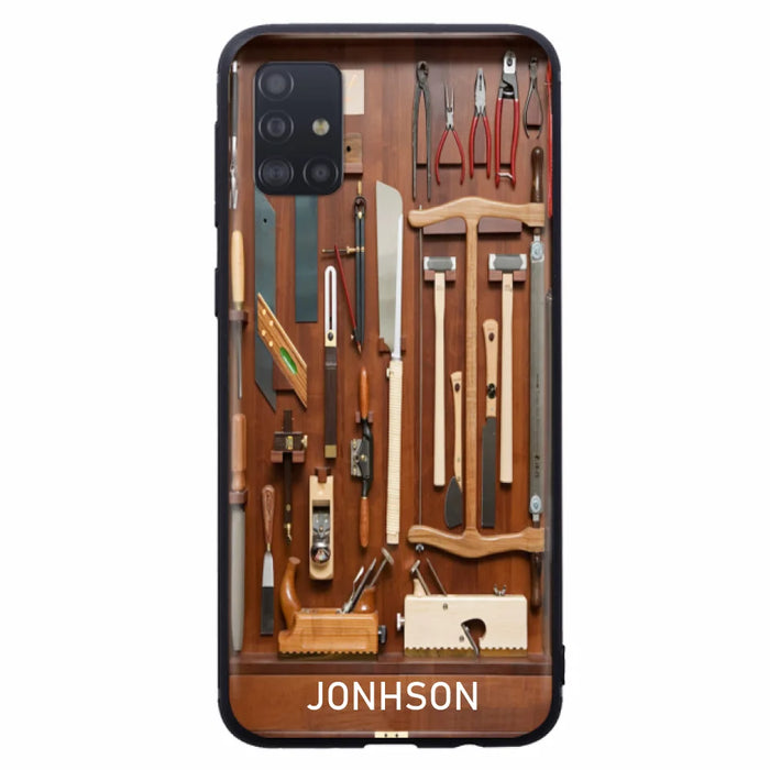 Custom Personalized Carpenter Toolbox Phone Case - Case For iPhone, Samsung And Xiaomi - J59VWE