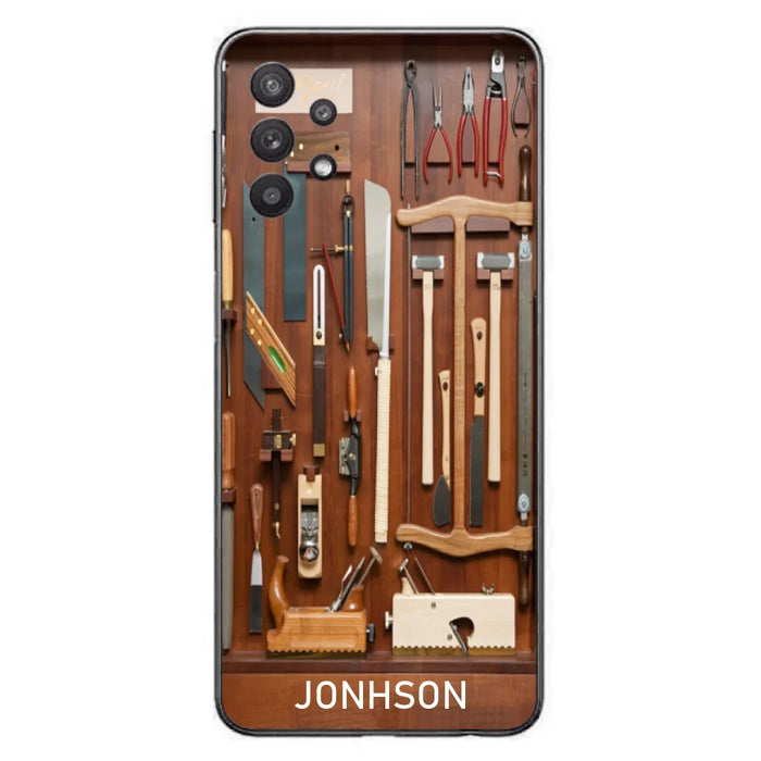 Custom Personalized Carpenter Toolbox Phone Case - Case For iPhone, Samsung And Xiaomi - J59VWE