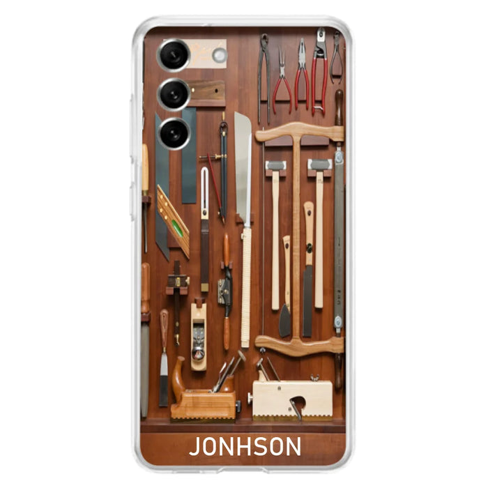 Custom Personalized Carpenter Toolbox Phone Case - Case For iPhone, Samsung And Xiaomi - J59VWE