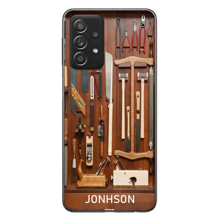 Custom Personalized Carpenter Toolbox Phone Case - Case For iPhone, Samsung And Xiaomi - J59VWE