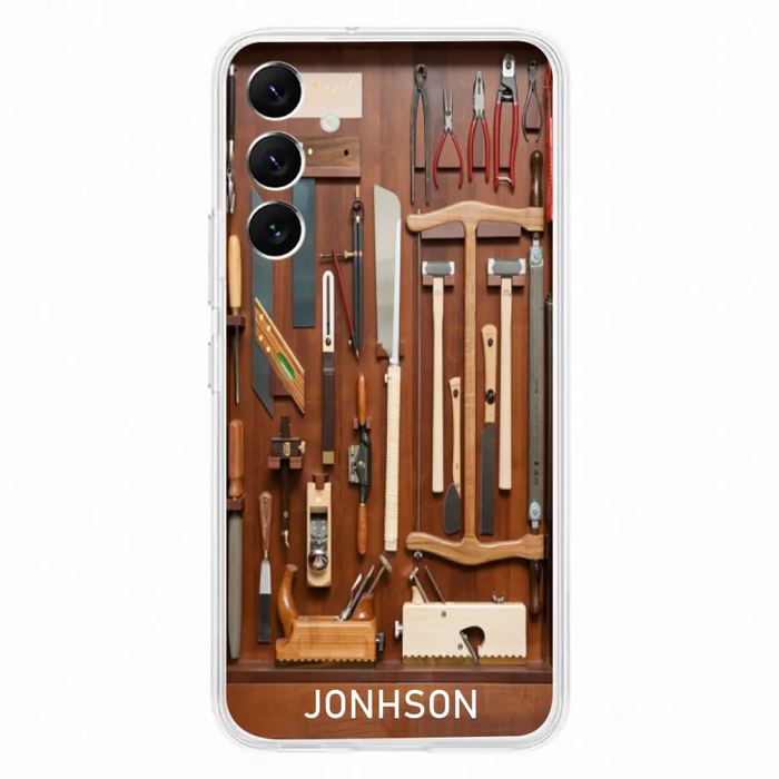 Custom Personalized Carpenter Toolbox Phone Case - Case For iPhone, Samsung And Xiaomi - J59VWE