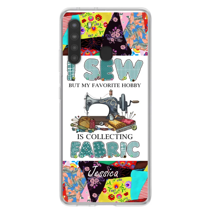 Custom Personalized Sewing Machine Phone Case - Gift Idea For Sewing Lovers - Case For iPhone, Samsung and Xiaomi - 8WU8I3