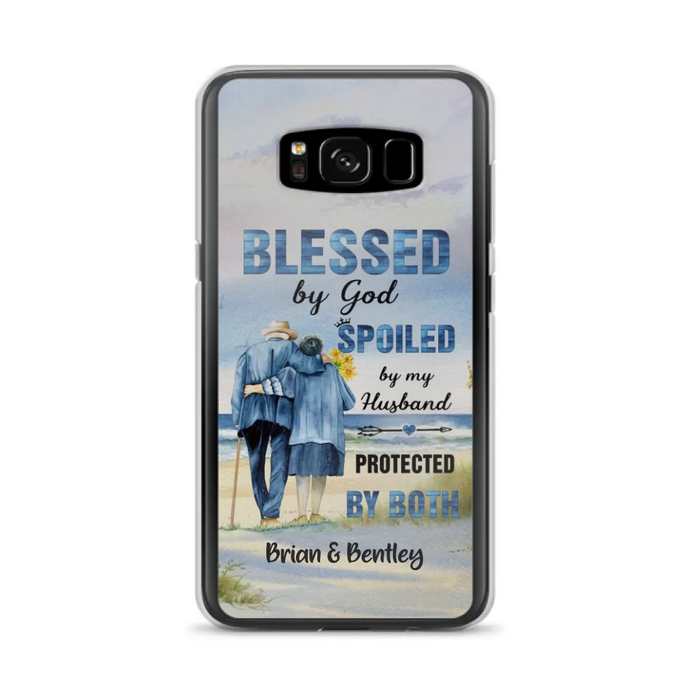 Custom Personalized Old Couple Phone Case - Best Gift Idea For Grandparents - Case For iPhone, Samsung and Xiaomi