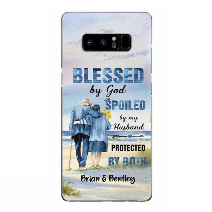 Custom Personalized Old Couple Phone Case - Best Gift Idea For Grandparents - Case For iPhone, Samsung and Xiaomi