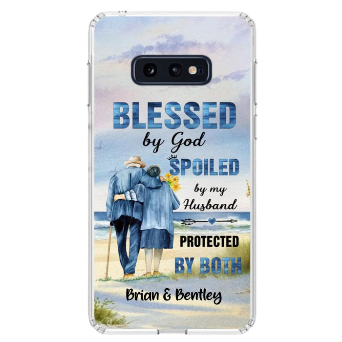 Custom Personalized Old Couple Phone Case - Best Gift Idea For Grandparents - Case For iPhone, Samsung and Xiaomi