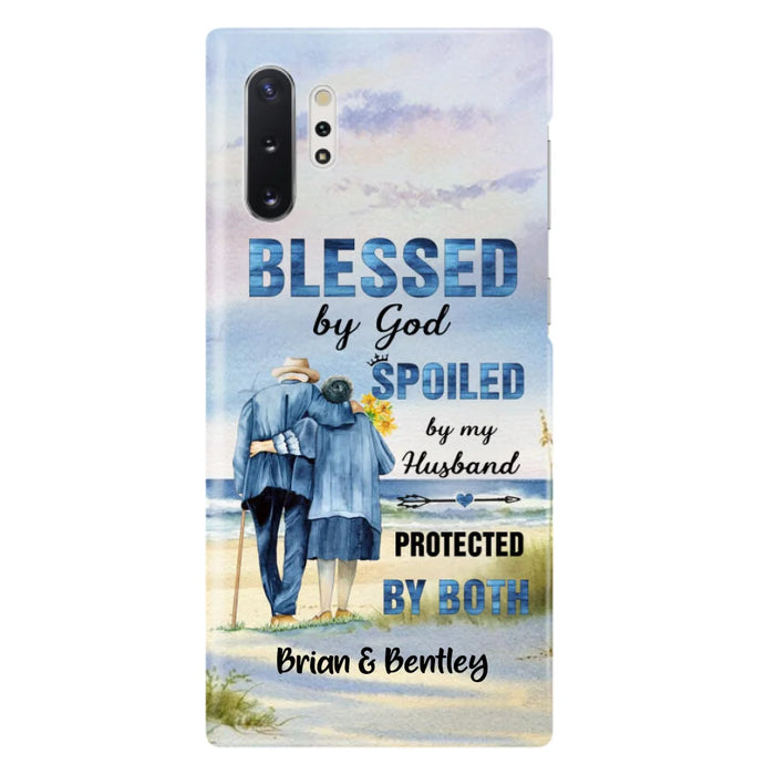 Custom Personalized Old Couple Phone Case - Best Gift Idea For Grandparents - Case For iPhone, Samsung and Xiaomi