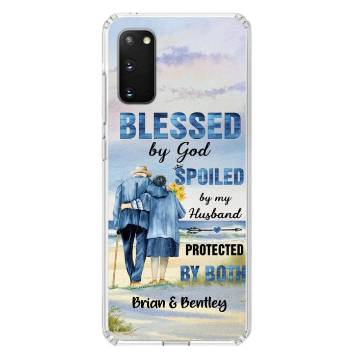 Custom Personalized Old Couple Phone Case - Best Gift Idea For Grandparents - Case For iPhone, Samsung and Xiaomi