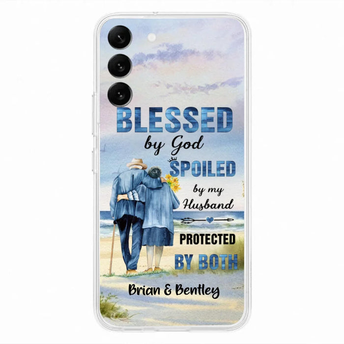 Custom Personalized Old Couple Phone Case - Best Gift Idea For Grandparents - Case For iPhone, Samsung and Xiaomi