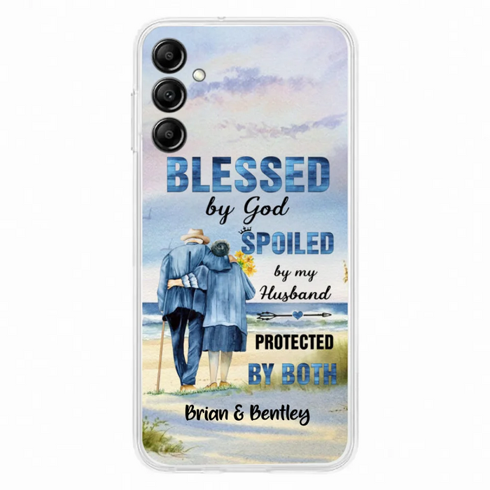 Custom Personalized Old Couple Phone Case - Best Gift Idea For Grandparents - Case For iPhone, Samsung and Xiaomi