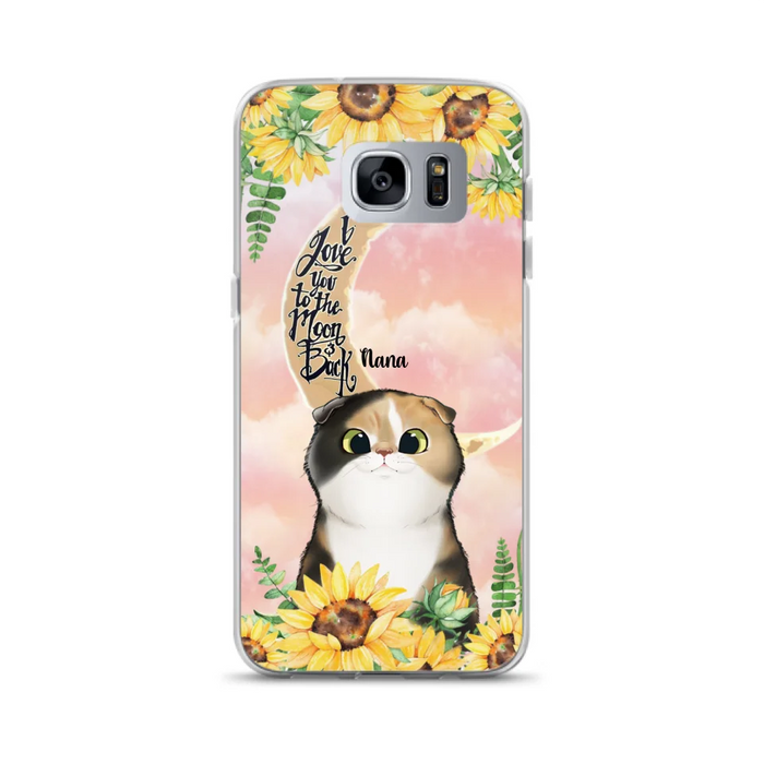 Custom Personalized Cat Phone Case - Best Gift Idea For Cat Lovers With Upto 7 Cats - Case For iPhone, Samsung and Xiaomi