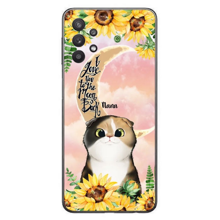 Custom Personalized Cat Phone Case - Best Gift Idea For Cat Lovers With Upto 7 Cats - Case For iPhone, Samsung and Xiaomi