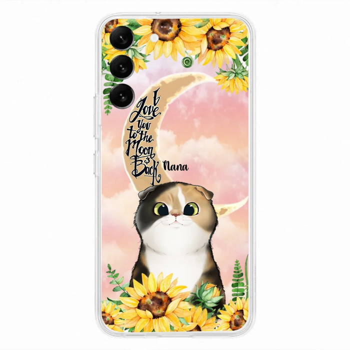 Custom Personalized Cat Phone Case - Best Gift Idea For Cat Lovers With Upto 7 Cats - Case For iPhone, Samsung and Xiaomi