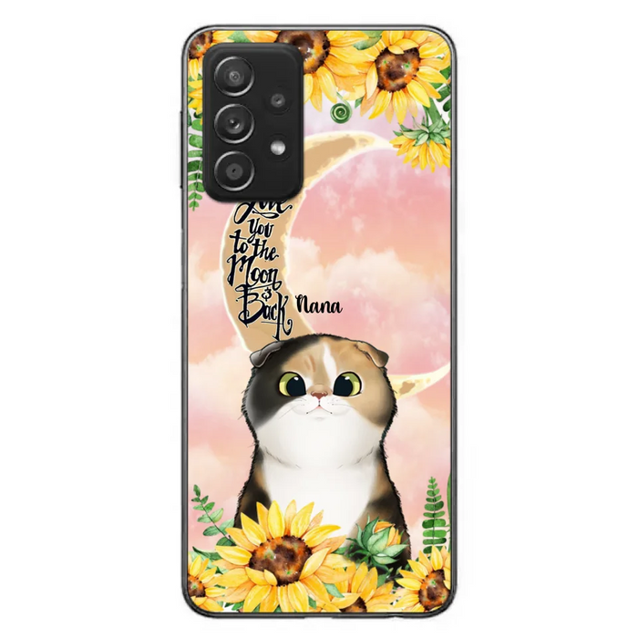 Custom Personalized Cat Phone Case - Best Gift Idea For Cat Lovers With Upto 7 Cats - Case For iPhone, Samsung and Xiaomi