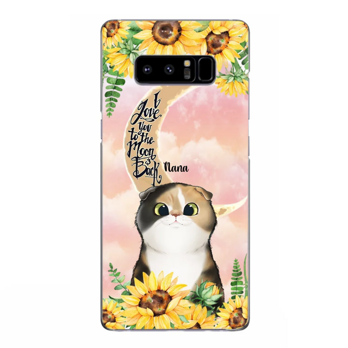 Custom Personalized Cat Phone Case - Best Gift Idea For Cat Lovers With Upto 7 Cats - Case For iPhone, Samsung and Xiaomi