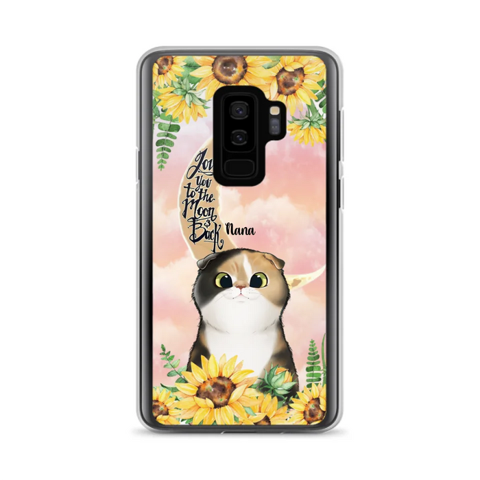 Custom Personalized Cat Phone Case - Best Gift Idea For Cat Lovers With Upto 7 Cats - Case For iPhone, Samsung and Xiaomi