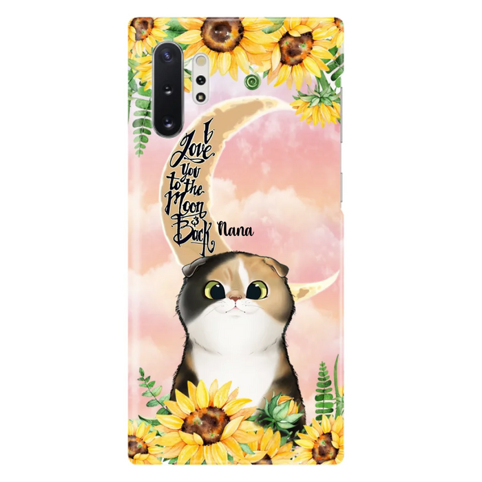 Custom Personalized Cat Phone Case - Best Gift Idea For Cat Lovers With Upto 7 Cats - Case For iPhone, Samsung and Xiaomi