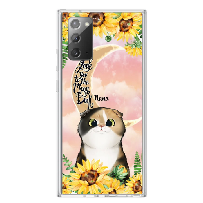 Custom Personalized Cat Phone Case - Best Gift Idea For Cat Lovers With Upto 7 Cats - Case For iPhone, Samsung and Xiaomi