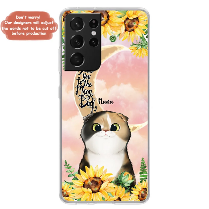 Custom Personalized Cat Phone Case - Best Gift Idea For Cat Lovers With Upto 7 Cats - Case For iPhone, Samsung and Xiaomi