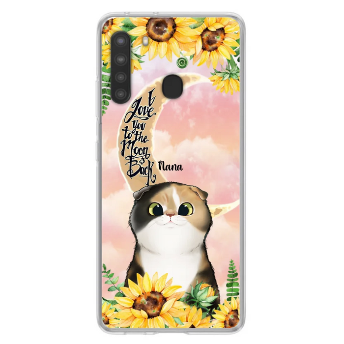 Custom Personalized Cat Phone Case - Best Gift Idea For Cat Lovers With Upto 7 Cats - Case For iPhone, Samsung and Xiaomi