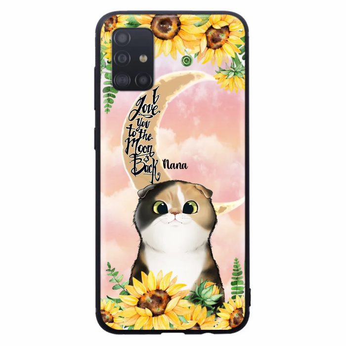 Custom Personalized Cat Phone Case - Best Gift Idea For Cat Lovers With Upto 7 Cats - Case For iPhone, Samsung and Xiaomi