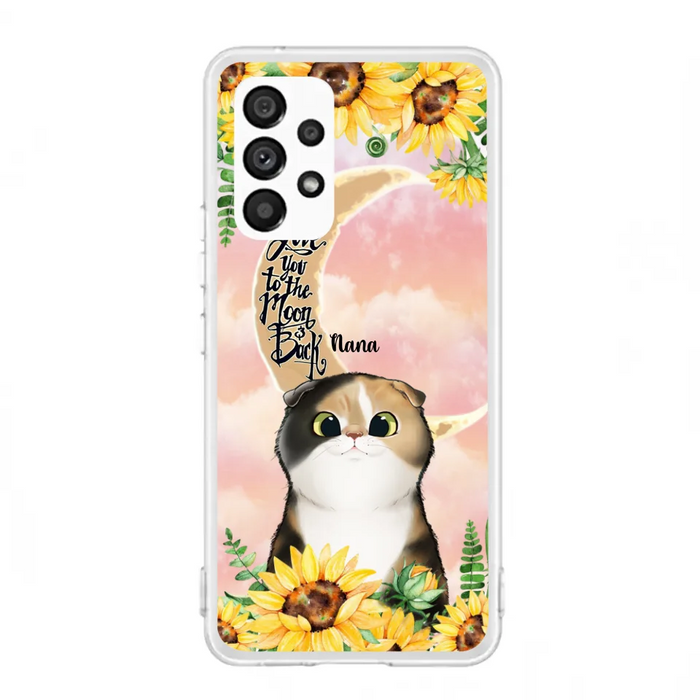 Custom Personalized Cat Phone Case - Best Gift Idea For Cat Lovers With Upto 7 Cats - Case For iPhone, Samsung and Xiaomi