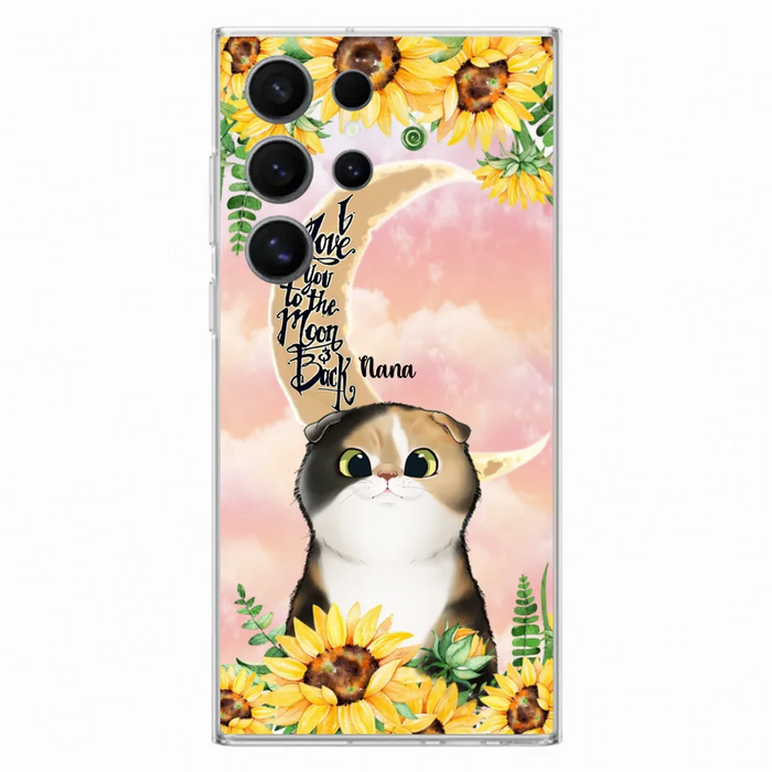 Custom Personalized Cat Phone Case - Best Gift Idea For Cat Lovers With Upto 7 Cats - Case For iPhone, Samsung and Xiaomi