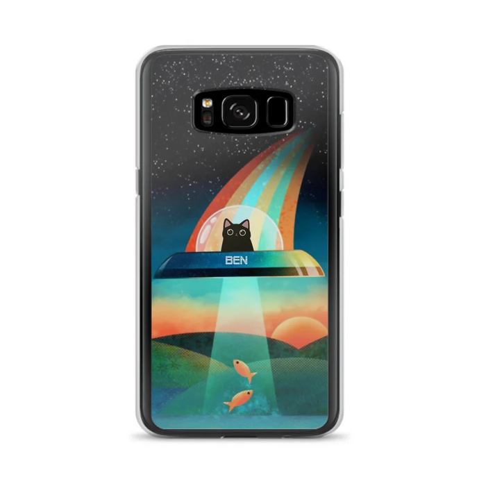 Custom Personalized Cat Phone Case - Gift For Cat Lovers - Case For iPhone, Samsung and Xiaomi with up to 3 Cats - EHTD0U