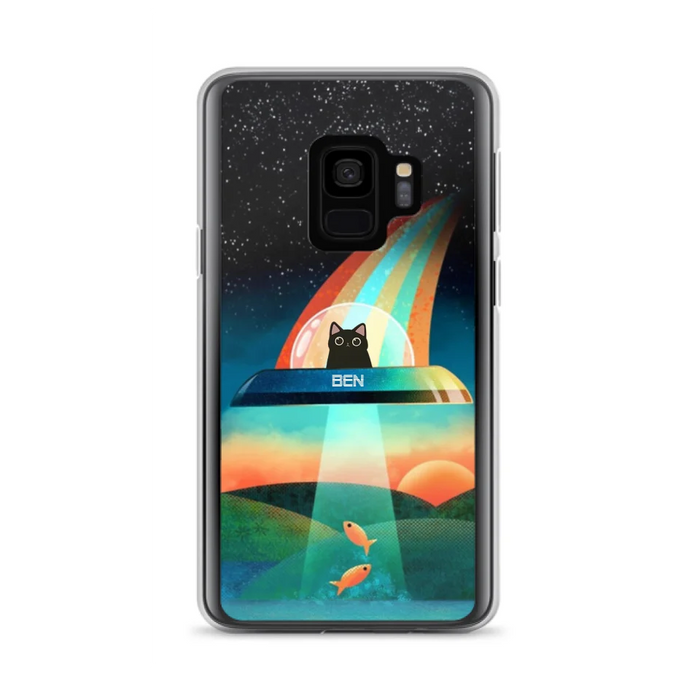 Custom Personalized Cat Phone Case - Gift For Cat Lovers - Case For iPhone, Samsung and Xiaomi with up to 3 Cats - EHTD0U