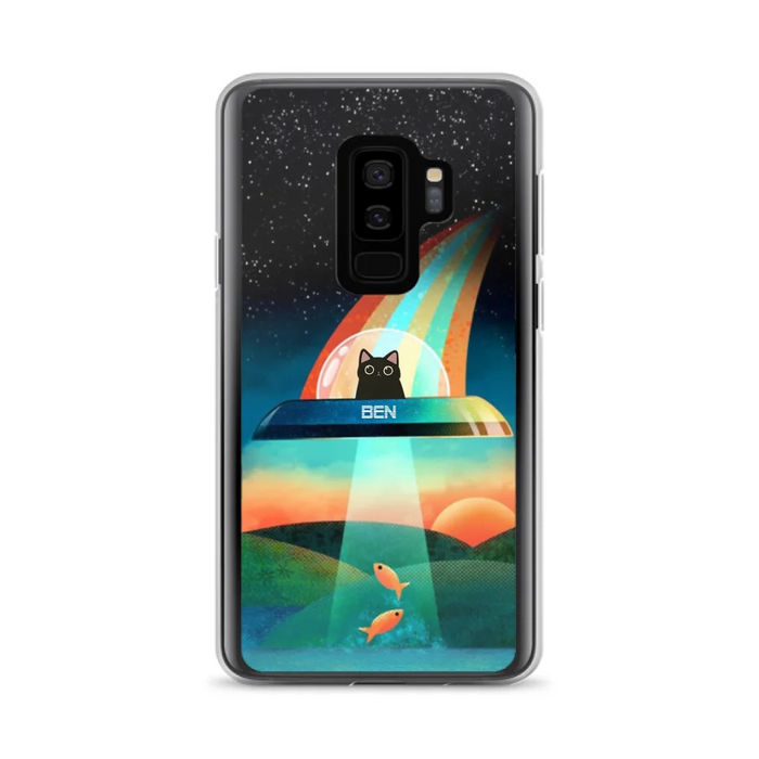 Custom Personalized Cat Phone Case - Gift For Cat Lovers - Case For iPhone, Samsung and Xiaomi with up to 3 Cats - EHTD0U