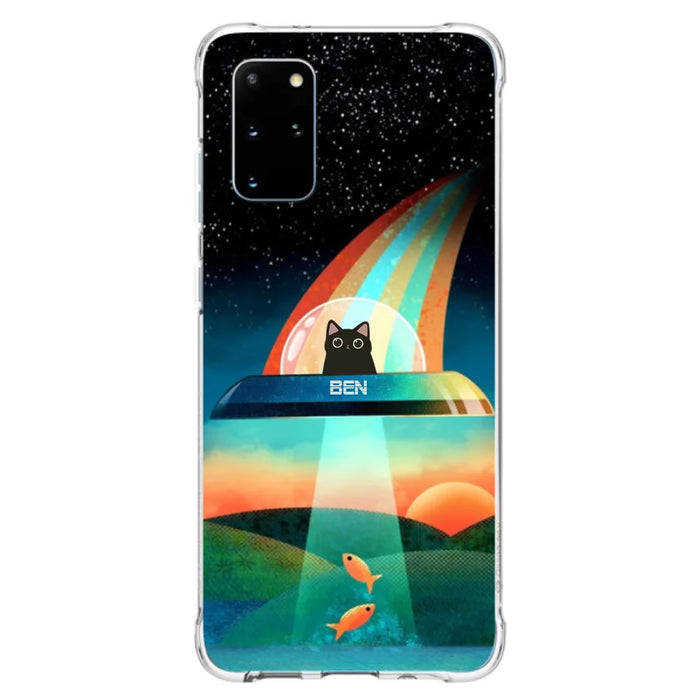 Custom Personalized Cat Phone Case - Gift For Cat Lovers - Case For iPhone, Samsung and Xiaomi with up to 3 Cats - EHTD0U