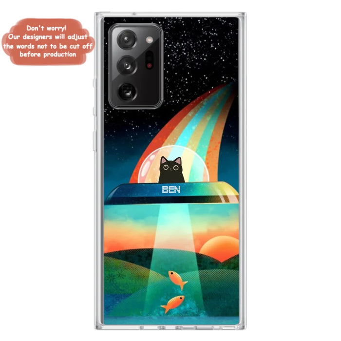 Custom Personalized Cat Phone Case - Gift For Cat Lovers - Case For iPhone, Samsung and Xiaomi with up to 3 Cats - EHTD0U