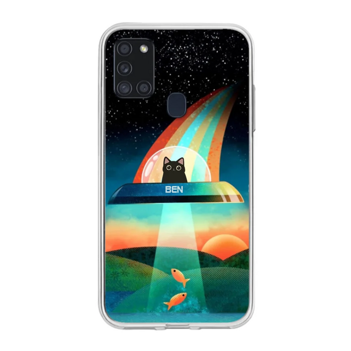 Custom Personalized Cat Phone Case - Gift For Cat Lovers - Case For iPhone, Samsung and Xiaomi with up to 3 Cats - EHTD0U