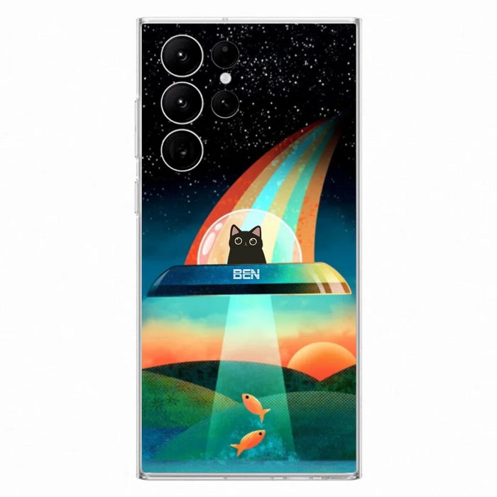 Custom Personalized Cat Phone Case - Gift For Cat Lovers - Case For iPhone, Samsung and Xiaomi with up to 3 Cats - EHTD0U