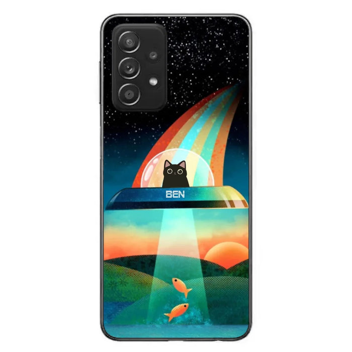 Custom Personalized Cat Phone Case - Gift For Cat Lovers - Case For iPhone, Samsung and Xiaomi with up to 3 Cats - EHTD0U