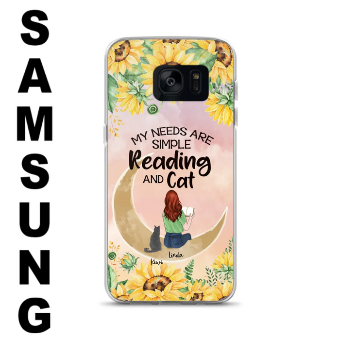 Custom Personalized Reading Dog/Cat Phone Case - Best Gift Idea For Dogs/Cats Lovers - Case For iPhone, Samsung and Xiaomi