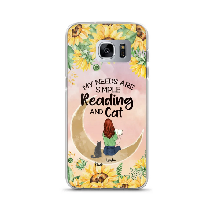 Custom Personalized Reading Dog/Cat Phone Case - Best Gift Idea For Dogs/Cats Lovers - Case For iPhone, Samsung and Xiaomi