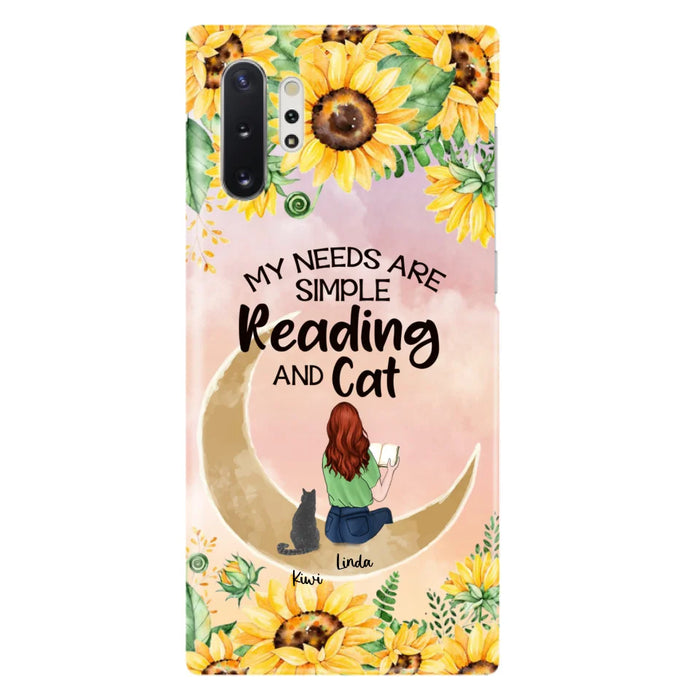 Custom Personalized Reading Dog/Cat Phone Case - Best Gift Idea For Dogs/Cats Lovers - Case For iPhone, Samsung and Xiaomi