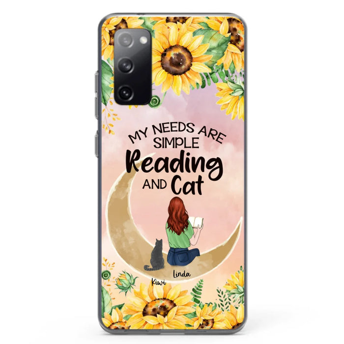 Custom Personalized Reading Dog/Cat Phone Case - Best Gift Idea For Dogs/Cats Lovers - Case For iPhone, Samsung and Xiaomi