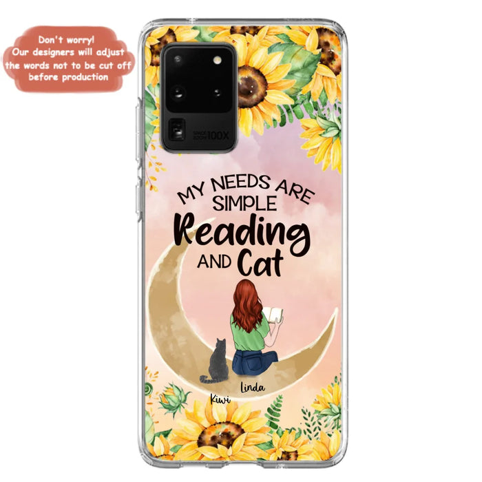 Custom Personalized Reading Dog/Cat Phone Case - Best Gift Idea For Dogs/Cats Lovers - Case For iPhone, Samsung and Xiaomi