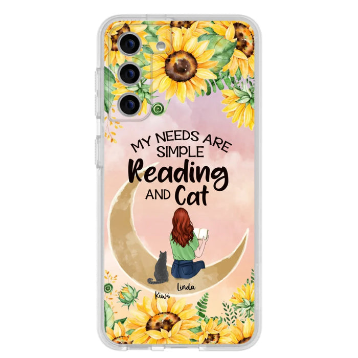 Custom Personalized Reading Dog/Cat Phone Case - Best Gift Idea For Dogs/Cats Lovers - Case For iPhone, Samsung and Xiaomi