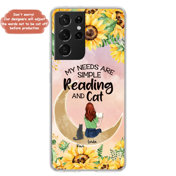 Custom Personalized Reading Dog/Cat Phone Case - Best Gift Idea For Dogs/Cats Lovers - Case For iPhone, Samsung and Xiaomi