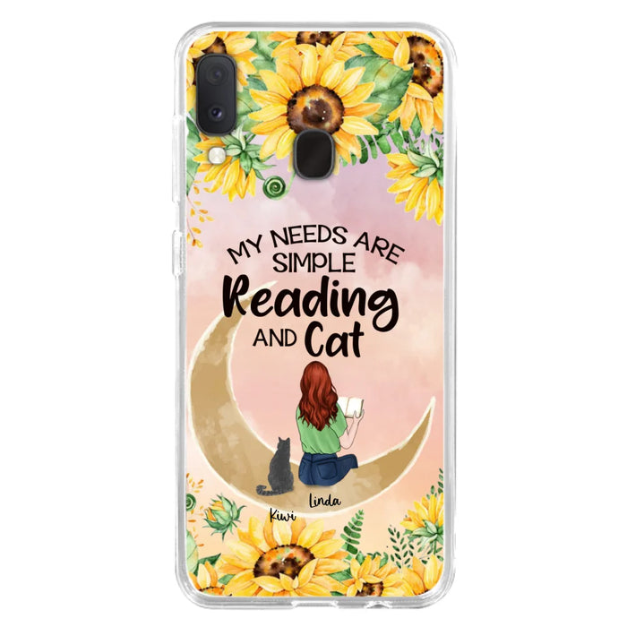 Custom Personalized Reading Dog/Cat Phone Case - Best Gift Idea For Dogs/Cats Lovers - Case For iPhone, Samsung and Xiaomi