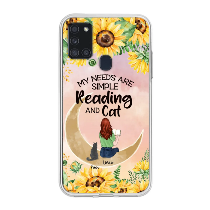 Custom Personalized Reading Dog/Cat Phone Case - Best Gift Idea For Dogs/Cats Lovers - Case For iPhone, Samsung and Xiaomi