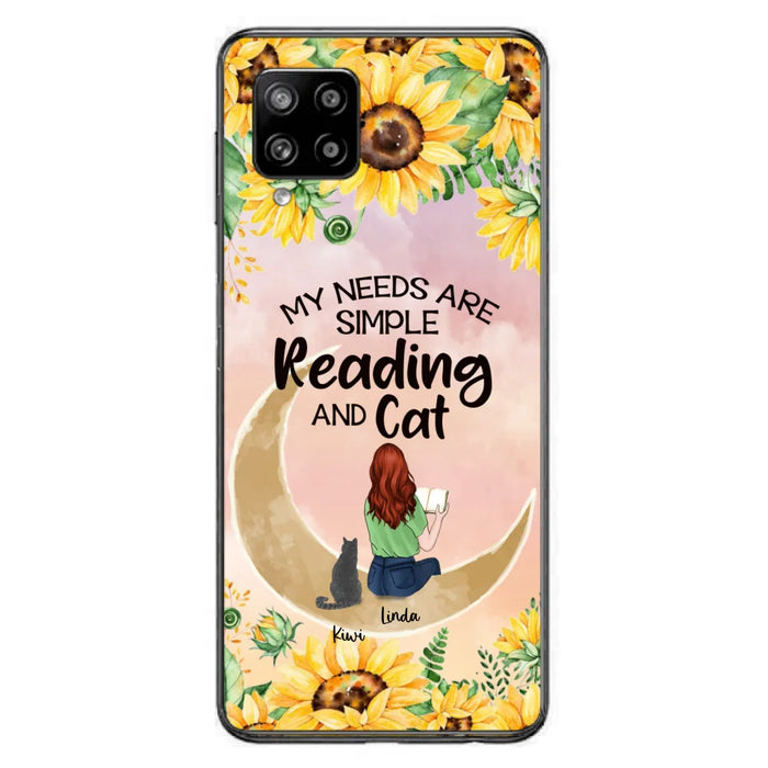 Custom Personalized Reading Dog/Cat Phone Case - Best Gift Idea For Dogs/Cats Lovers - Case For iPhone, Samsung and Xiaomi