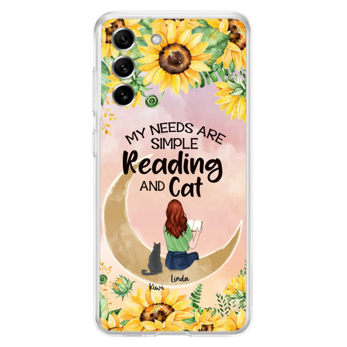 Custom Personalized Reading Dog/Cat Phone Case - Best Gift Idea For Dogs/Cats Lovers - Case For iPhone, Samsung and Xiaomi