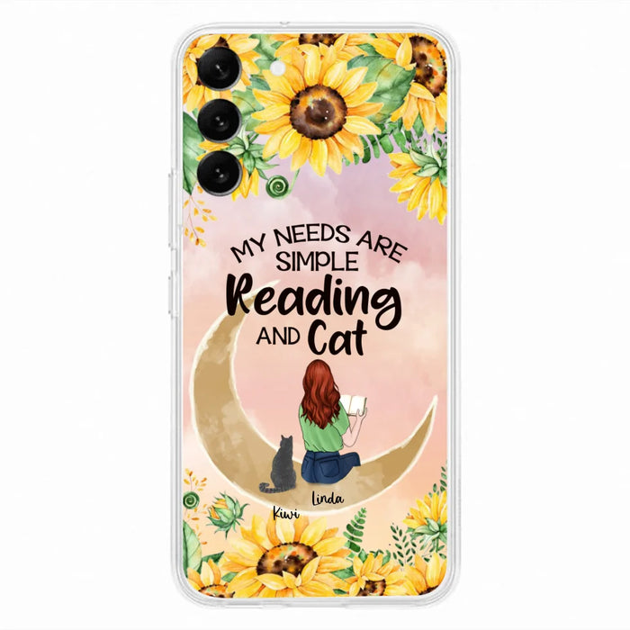 Custom Personalized Reading Dog/Cat Phone Case - Best Gift Idea For Dogs/Cats Lovers - Case For iPhone, Samsung and Xiaomi