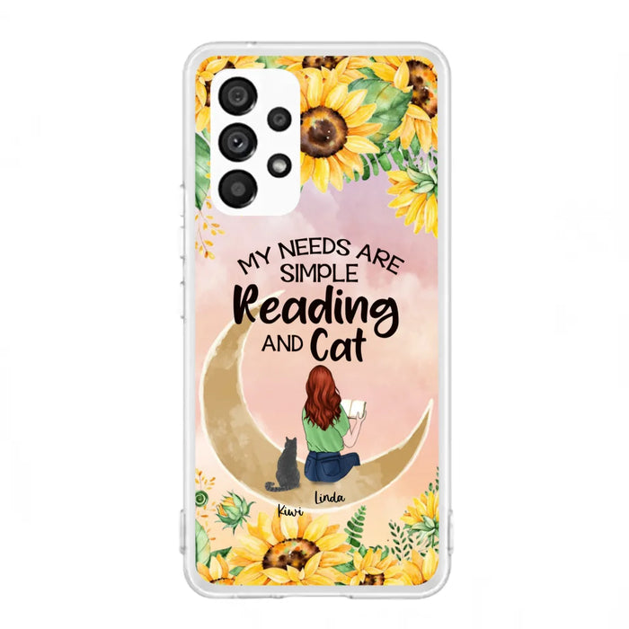 Custom Personalized Reading Dog/Cat Phone Case - Best Gift Idea For Dogs/Cats Lovers - Case For iPhone, Samsung and Xiaomi