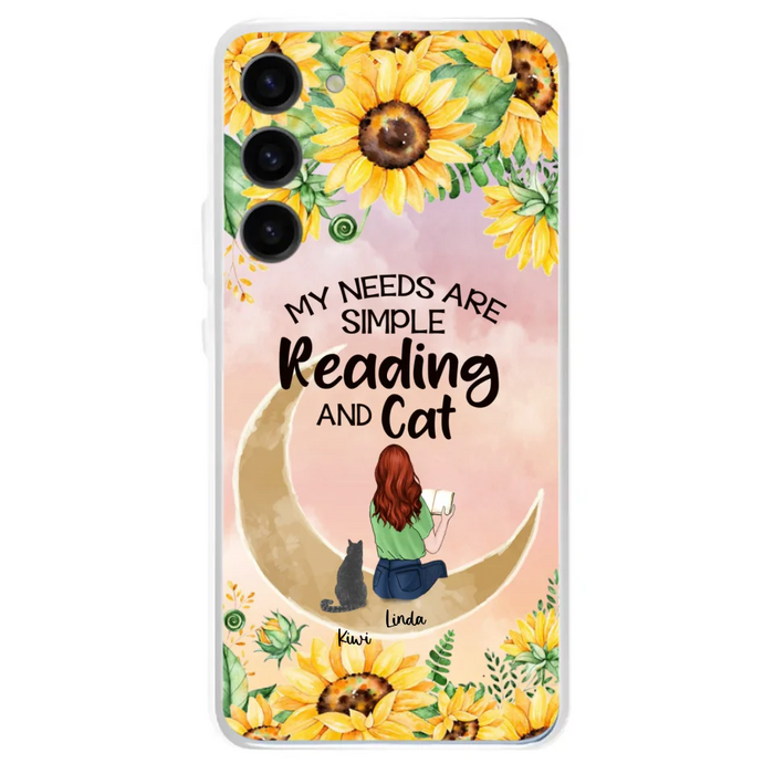 Custom Personalized Reading Dog/Cat Phone Case - Best Gift Idea For Dogs/Cats Lovers - Case For iPhone, Samsung and Xiaomi