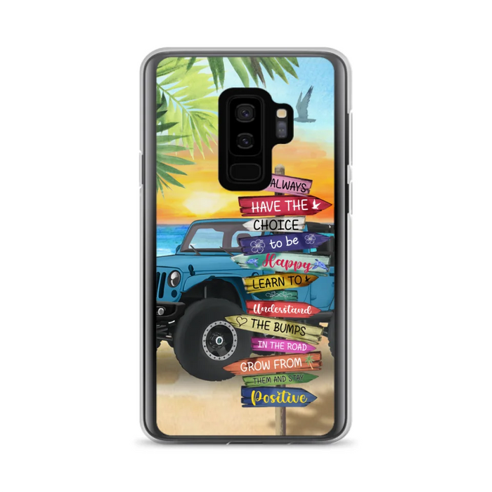 Custom Personalized Offroad SUVs Phone Case - Case For iPhone, Samsung and Xiaomi - You Always Have The Choice To Be Happy