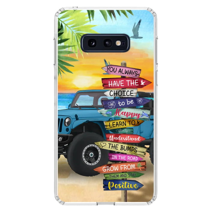 Custom Personalized Offroad SUVs Phone Case - Case For iPhone, Samsung and Xiaomi - You Always Have The Choice To Be Happy